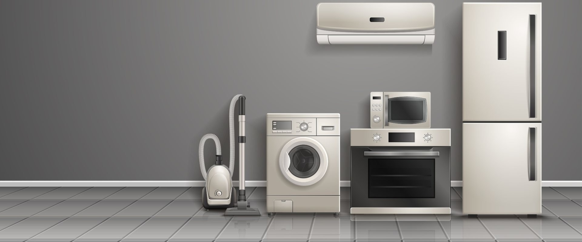 What types of appliances can be repaired at home?